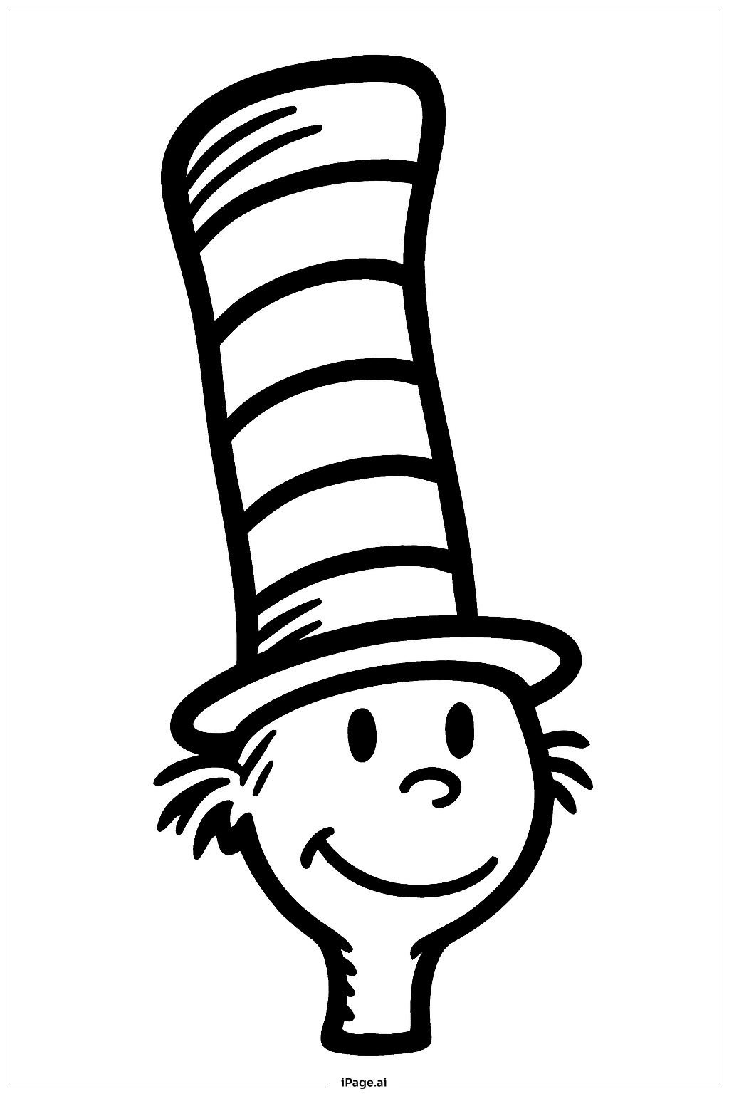  Dr Seuss Hat On Head Coloring Page 