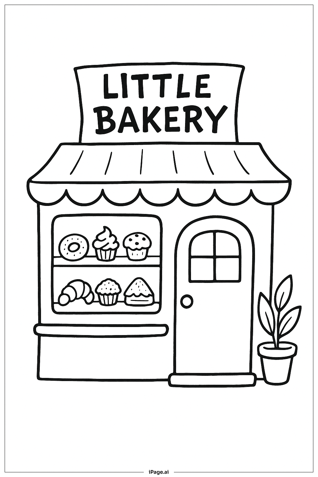  Dr Seuss Little Bakery Shop Coloring Page 