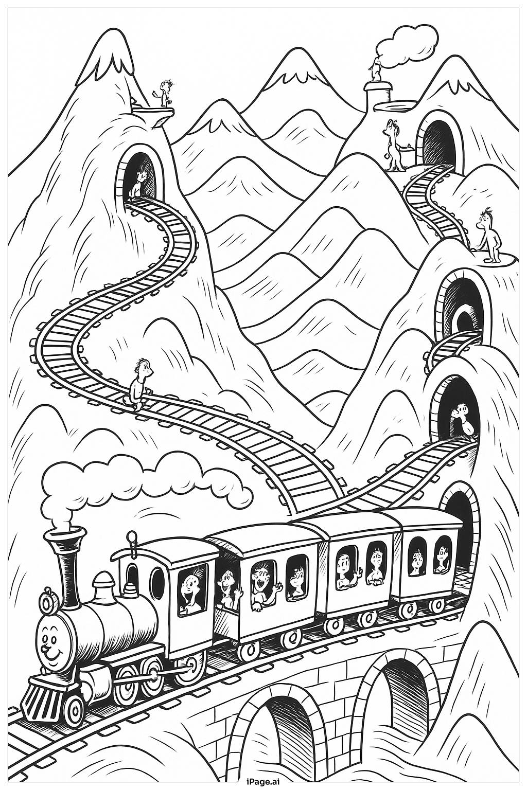 Dr Seuss Mountain Train Journey