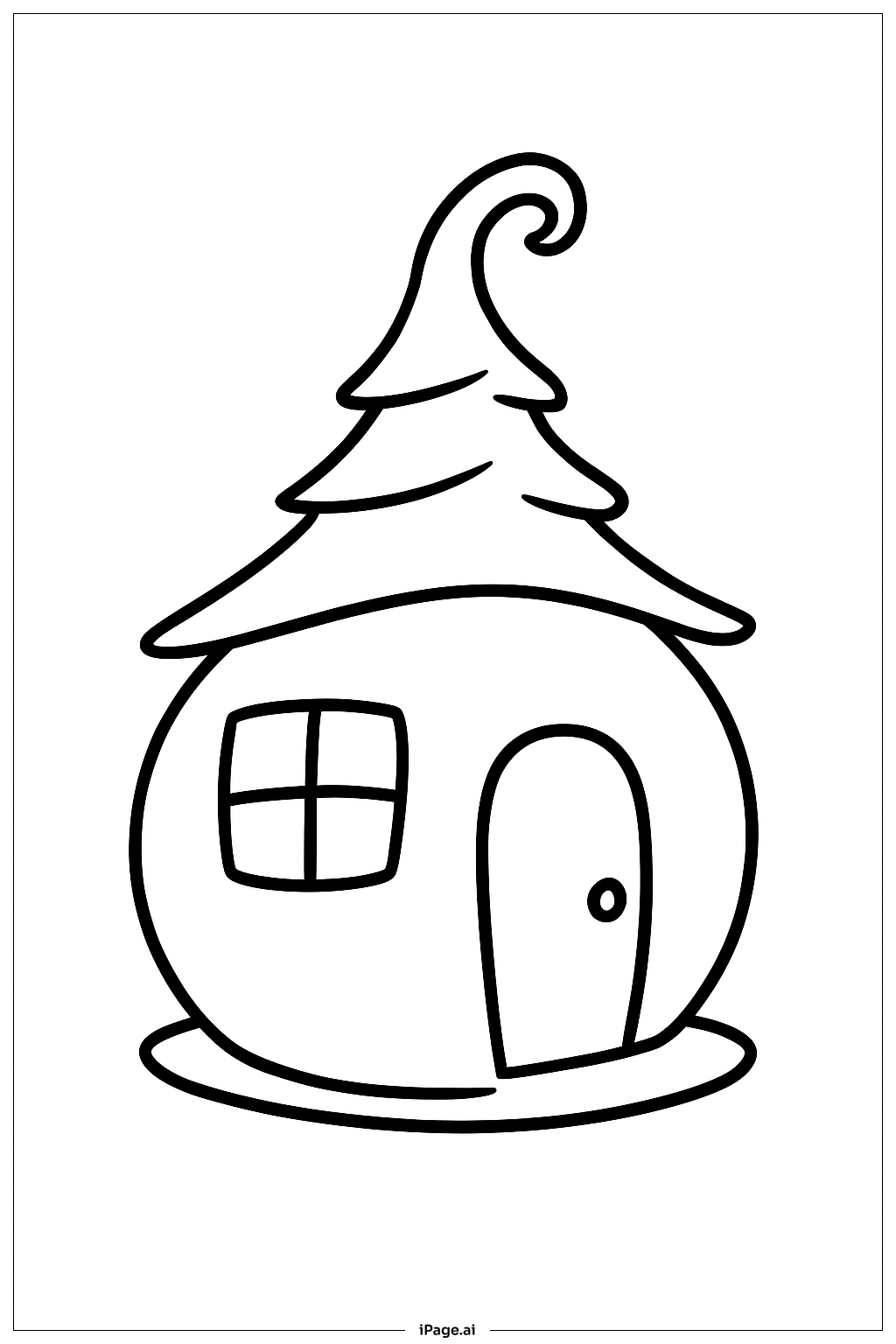  Dr Seuss Round House Coloring Page 