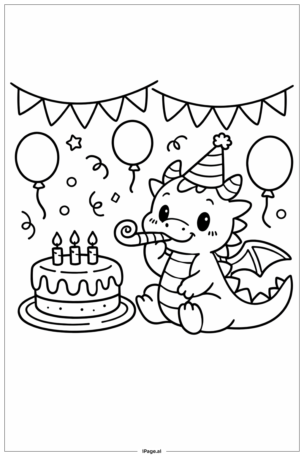 Dragão na Festa de Aniversário