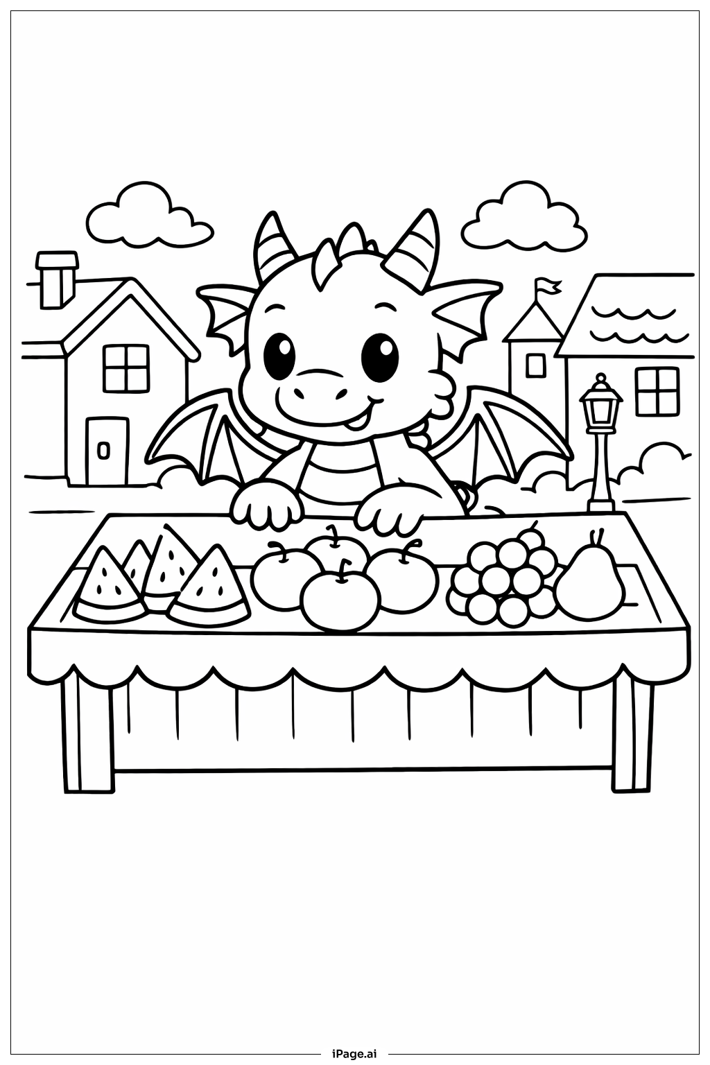 Dragão na Barraca do Mercado