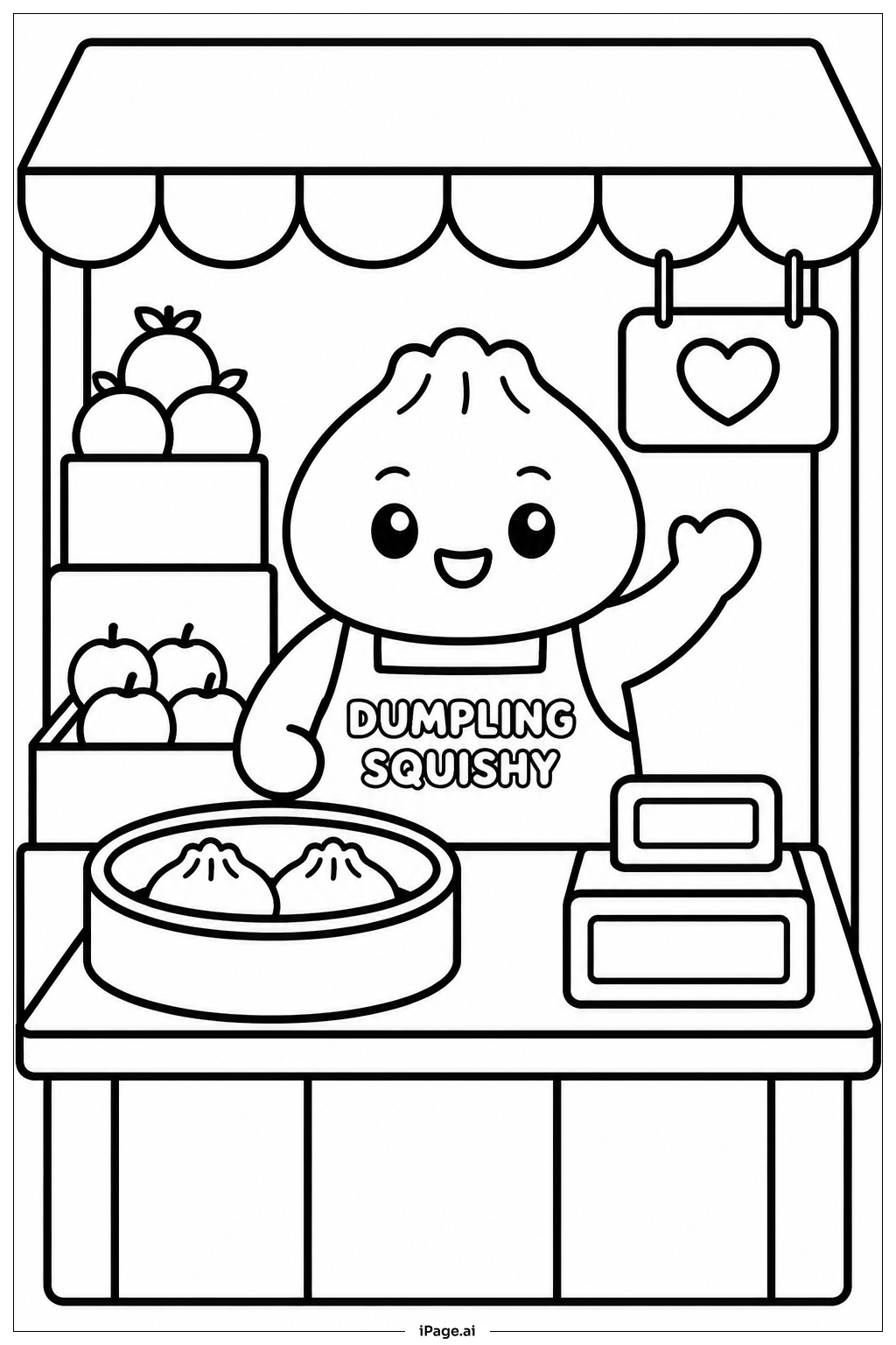 Dumpling Squishy Fruit Stand