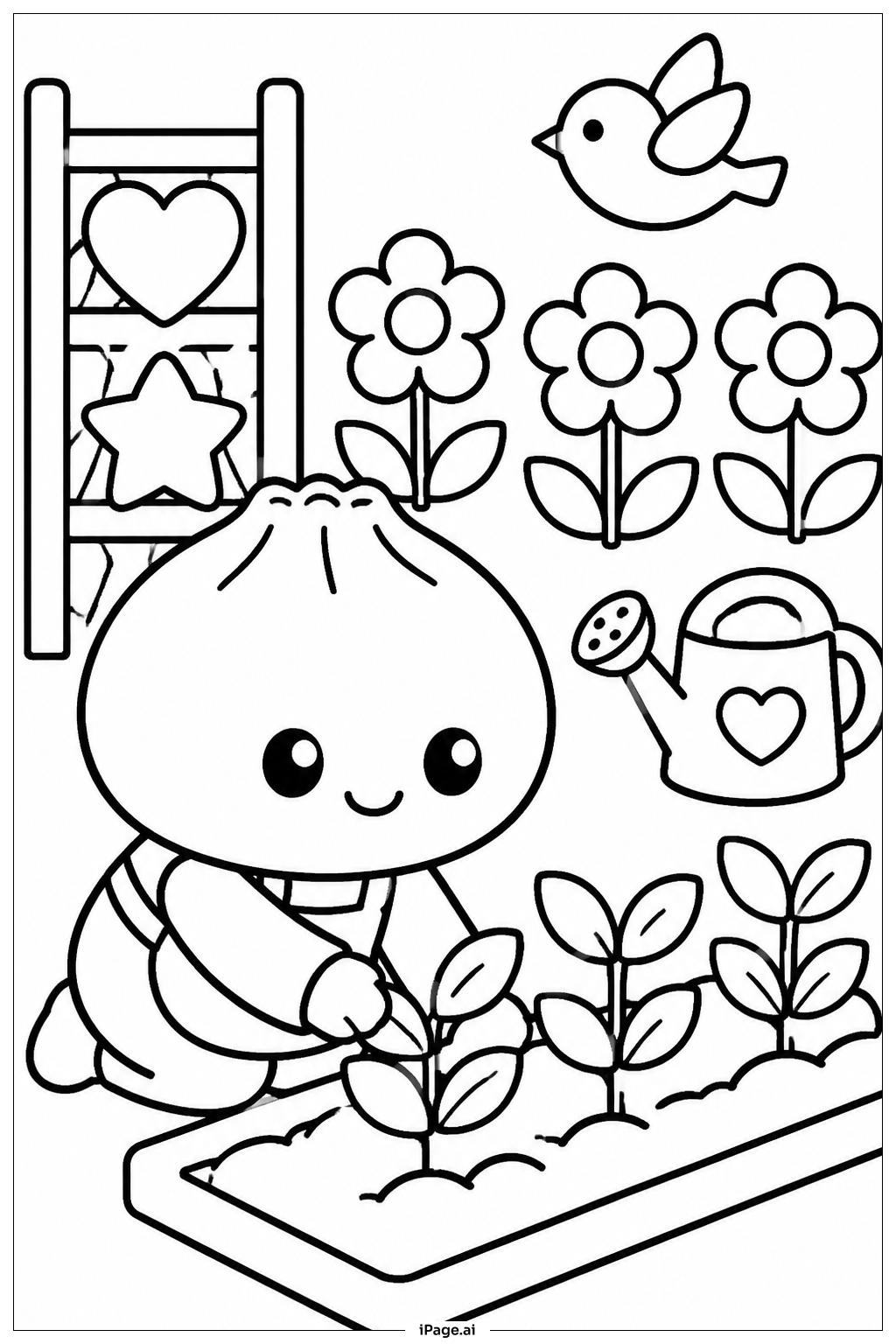 Dumpling Squishy In Garden