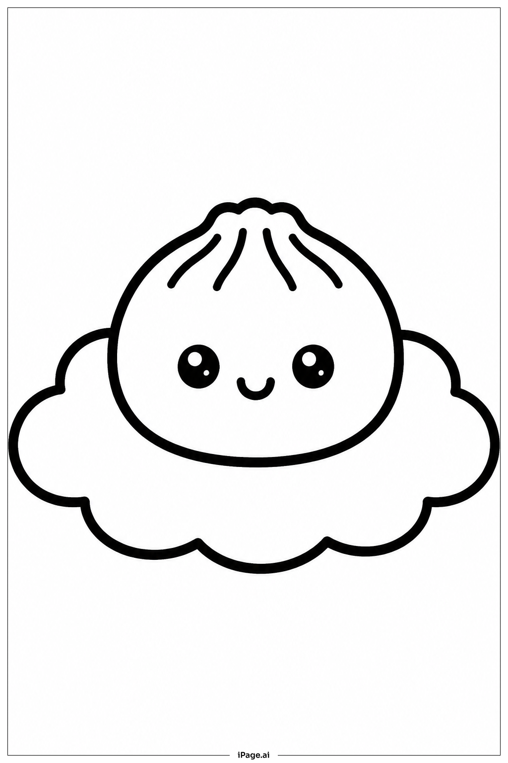 Dumpling Squishy Riding Cloud