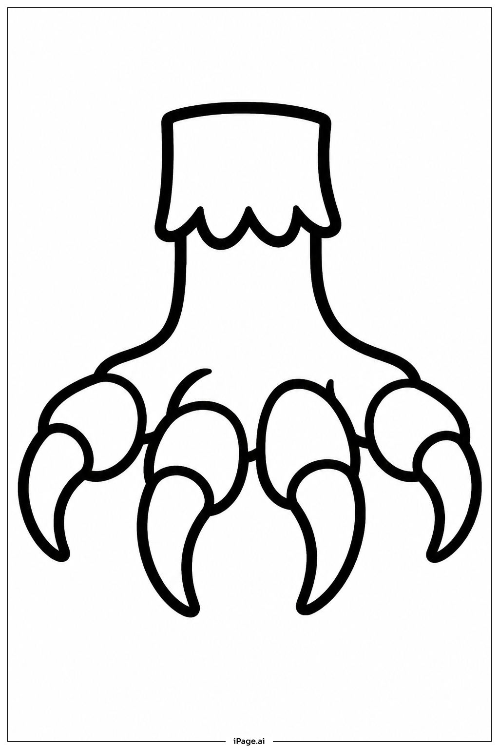Eagle Talon Closeup Coloring Page