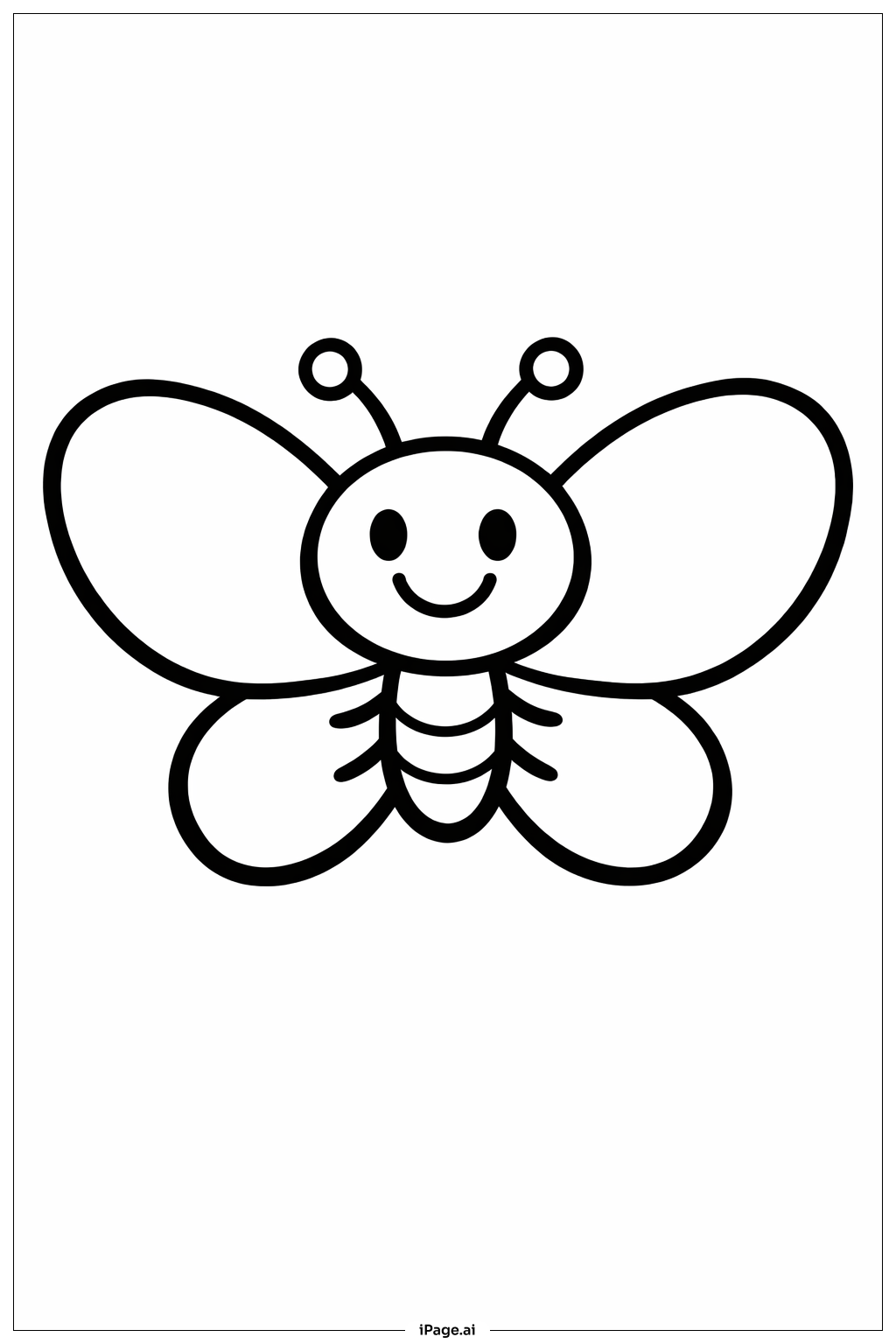  Earth Day Butterfly Coloring Page 