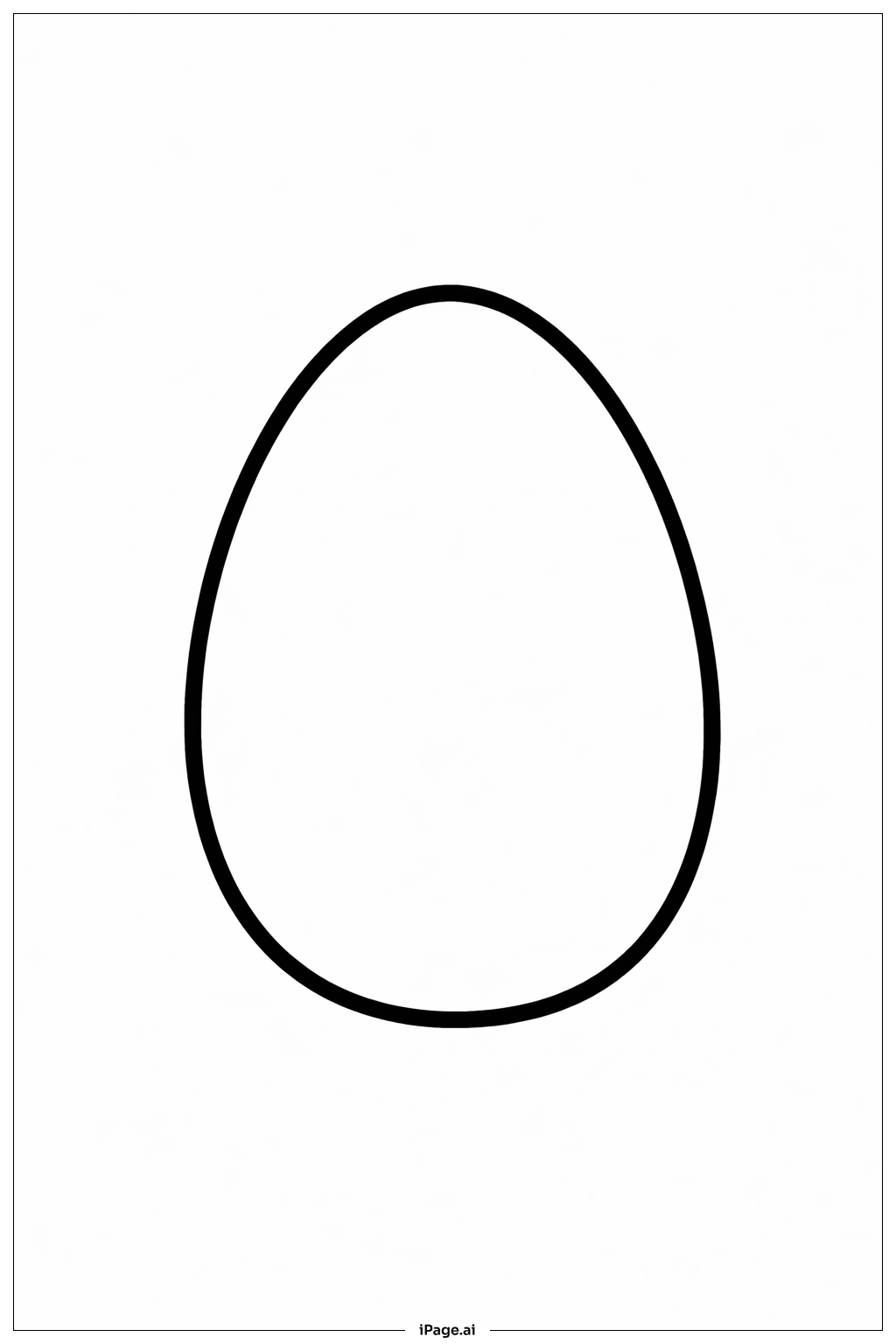  Einfaches Osterei Ausmalseite 