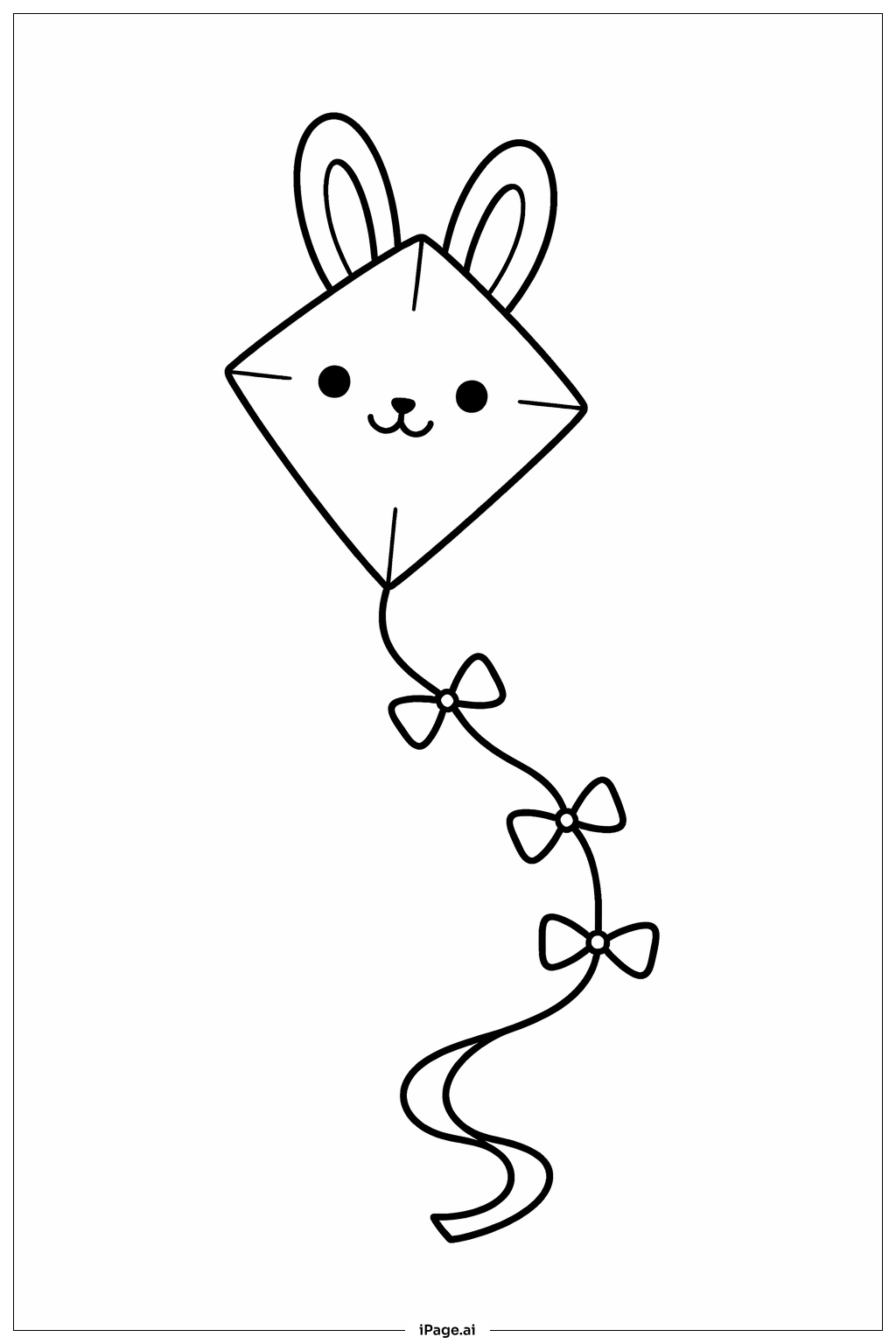  Oster-Drachen Hase Ausmalseite 