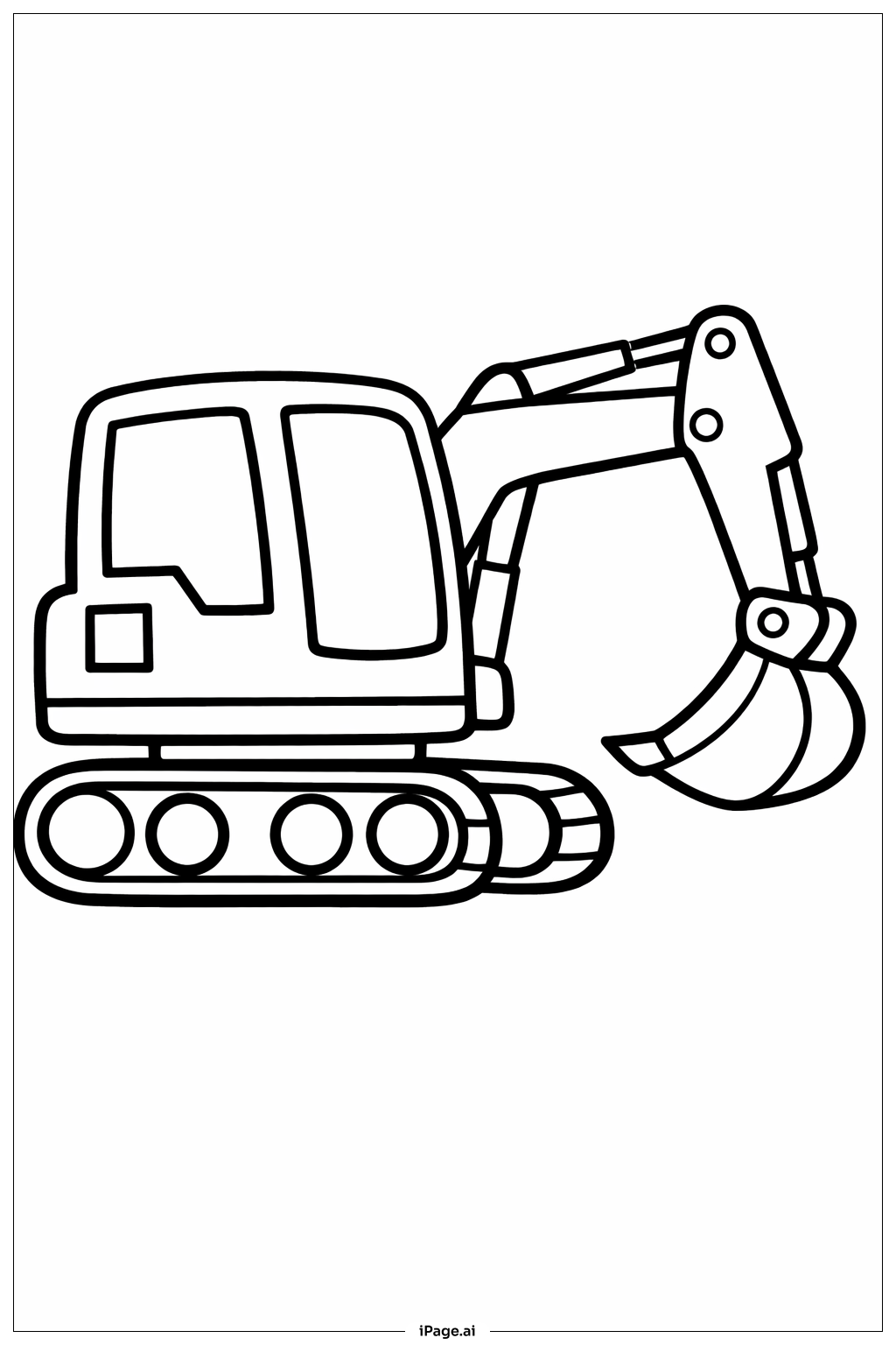 Excavator With Big Cabin