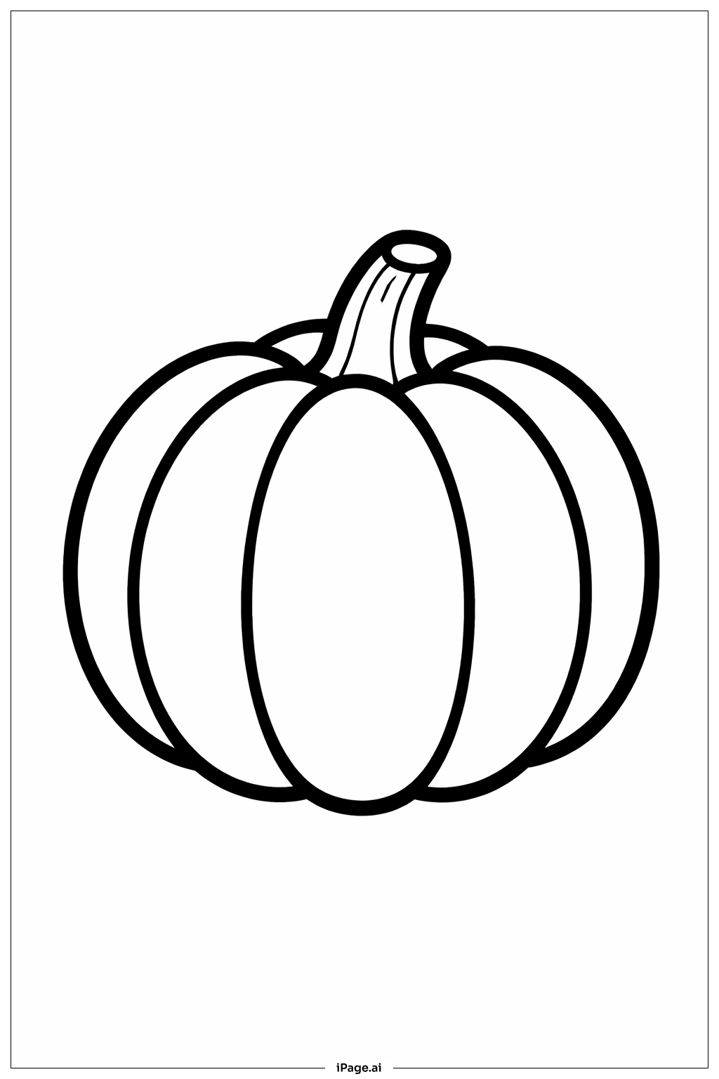  秋季南瓜著色頁 