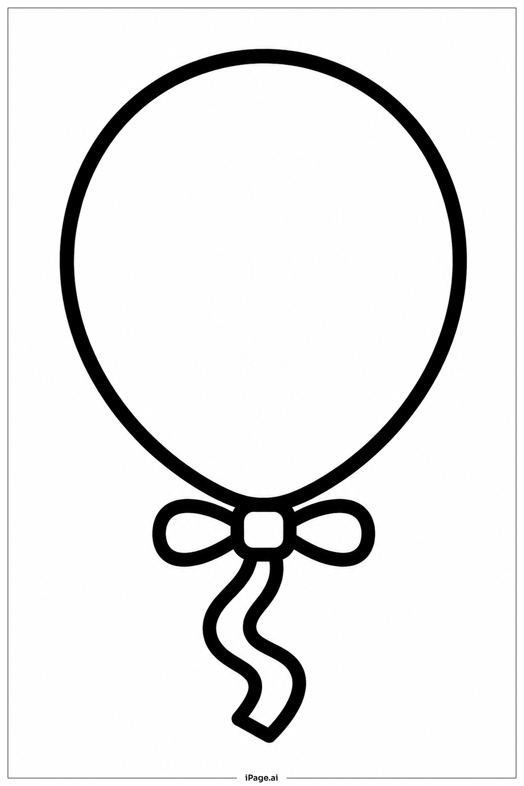 Página para colorear de Globo del Día del Padre