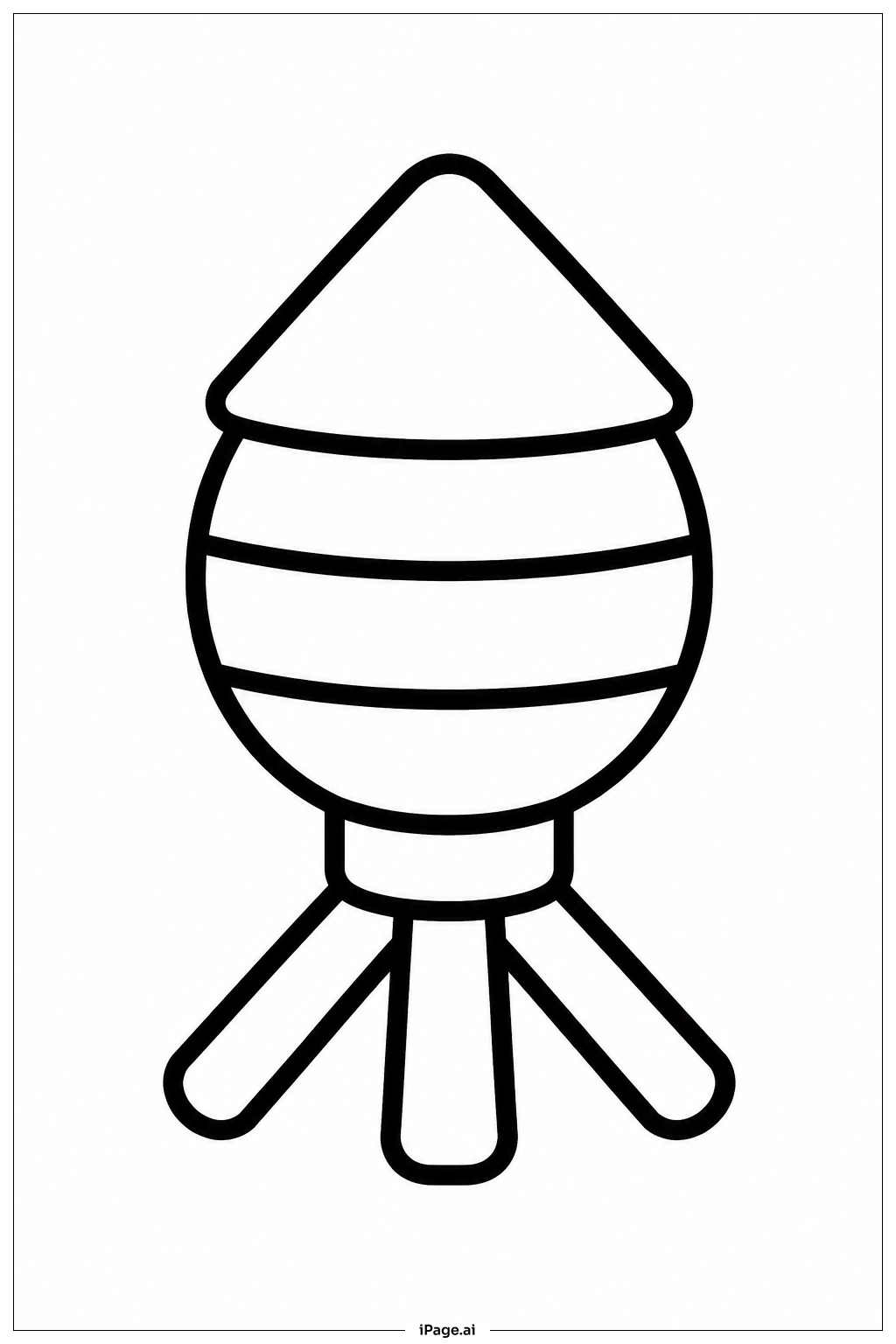폭죽 껍질 받침대