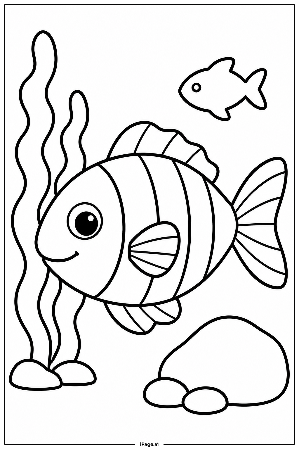 Fish With Friend Coloring Page