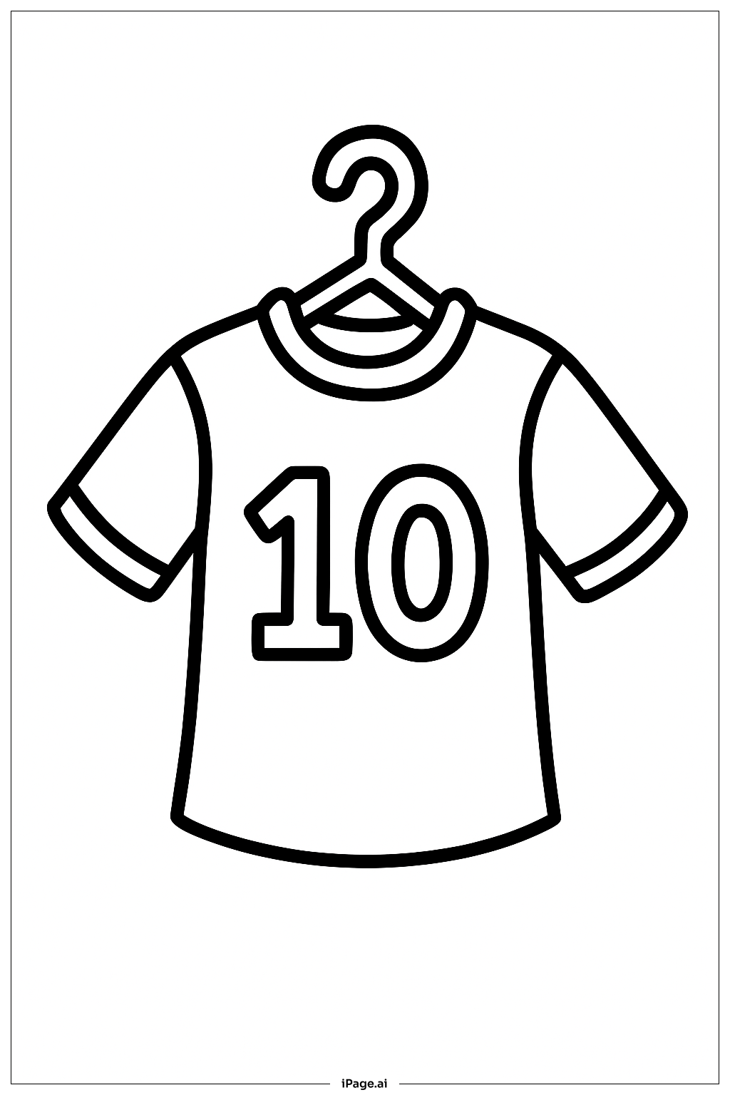  Football Jersey Coloring Page 