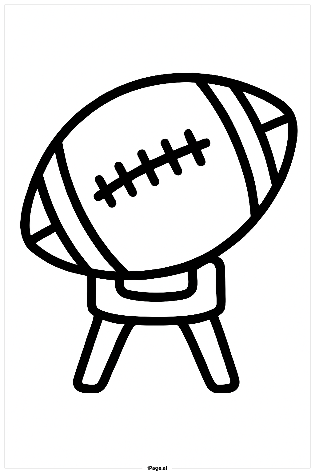 フットボール・オン・ティー