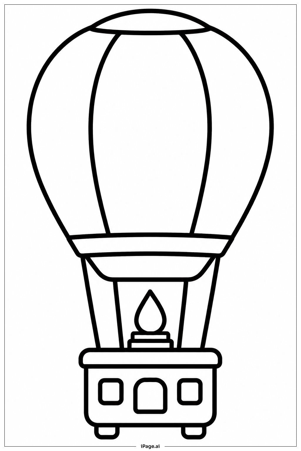  Fortnite Hot Air Balloon Coloring Page 