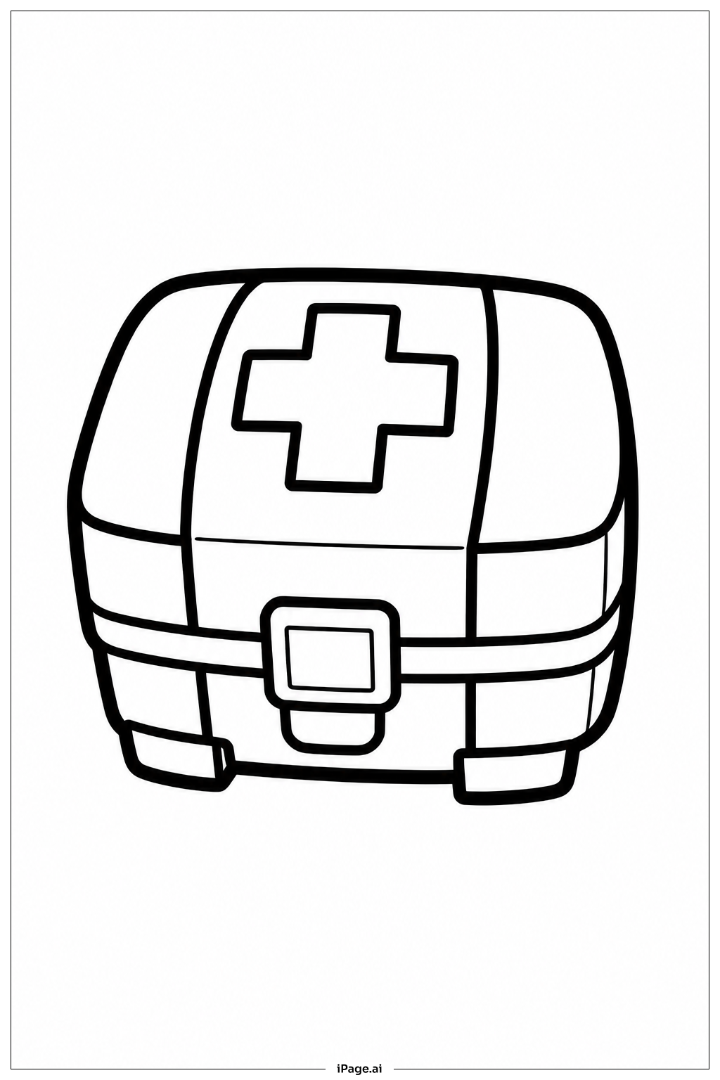  Fortnite Medkit Coloring Page 