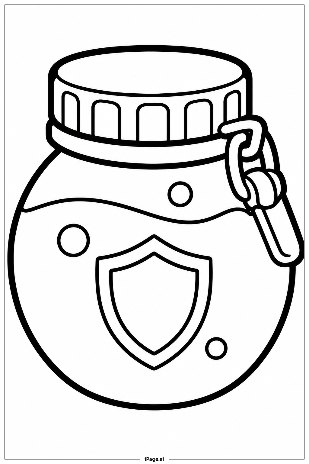  Fortnite Shield Potion Coloring Page 