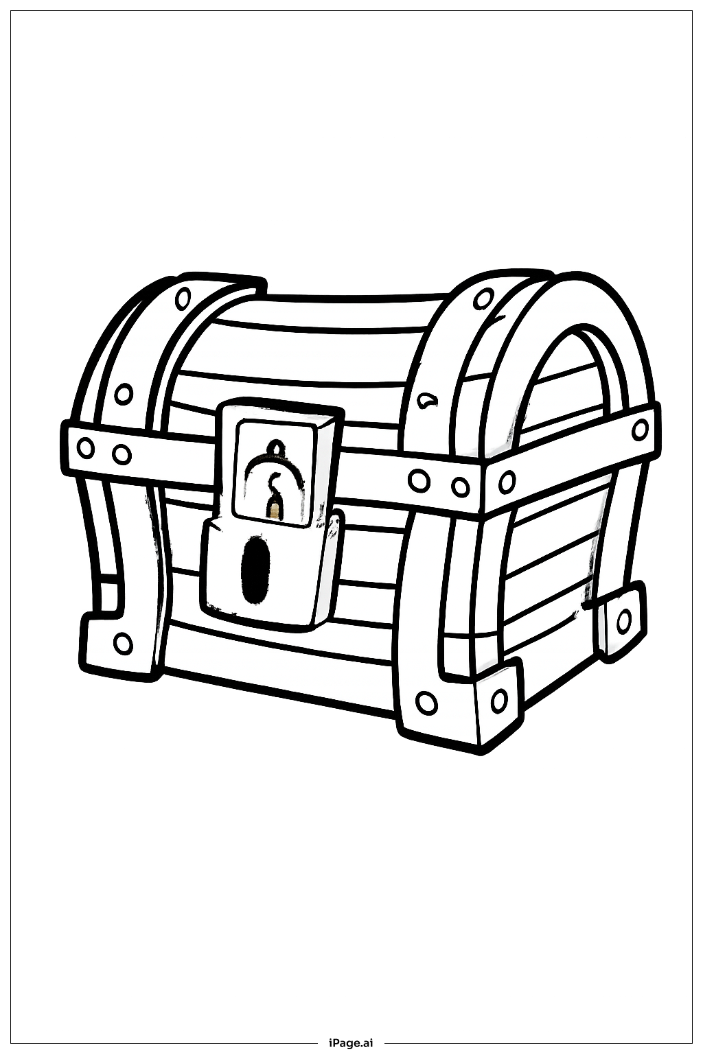  Fortnite Treasure Chest Coloring Page 