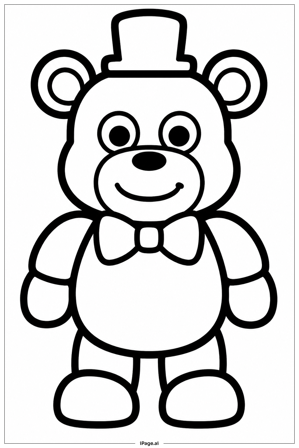 Freddy Fazbear mit Fliege