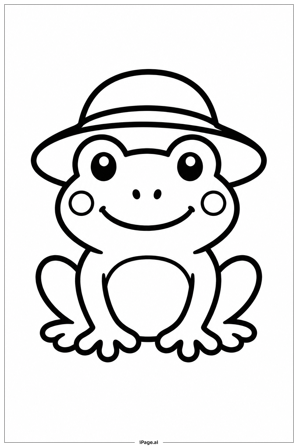 Frog With Hat