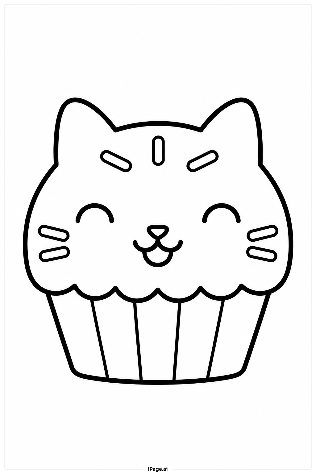 Gabbys Dollhouse Cakey Cupcake Ausmalseite