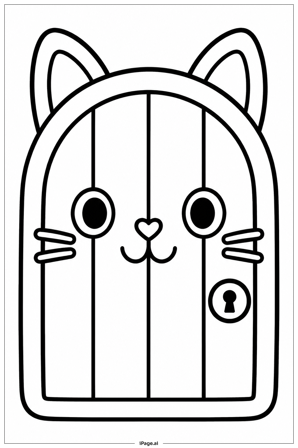 Gabbys Dollhouse Kitty Door Ausmalseite
