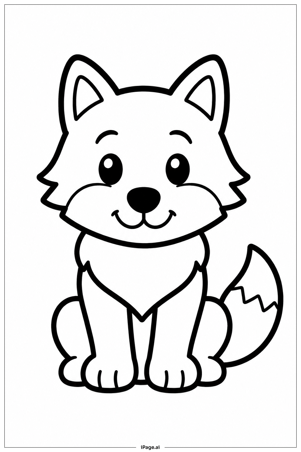 Gentle Wolf Smile