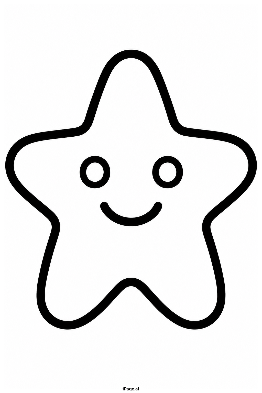  Lebkuchen-Stern-Keks Ausmalseite 