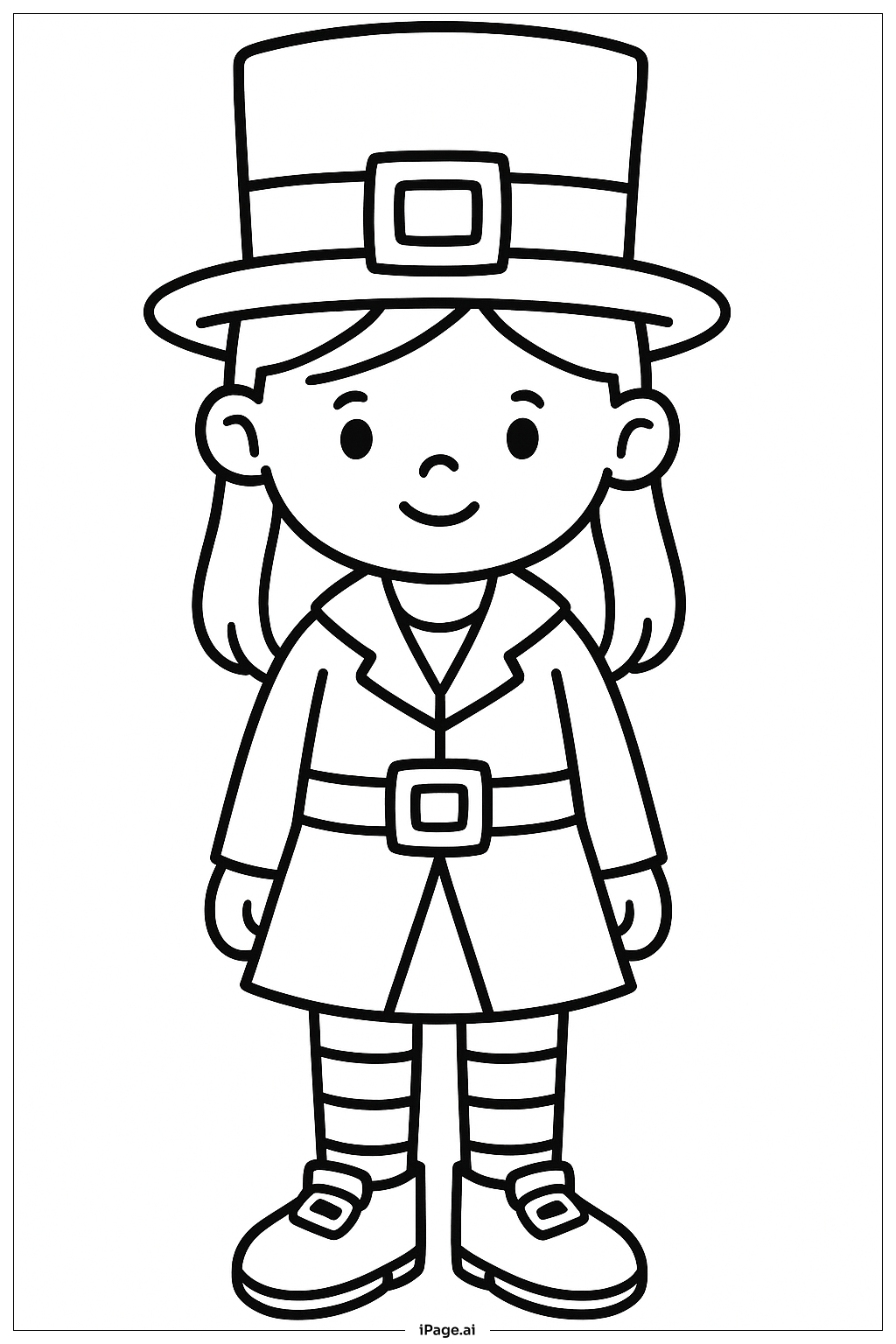 女孩小妖精站立