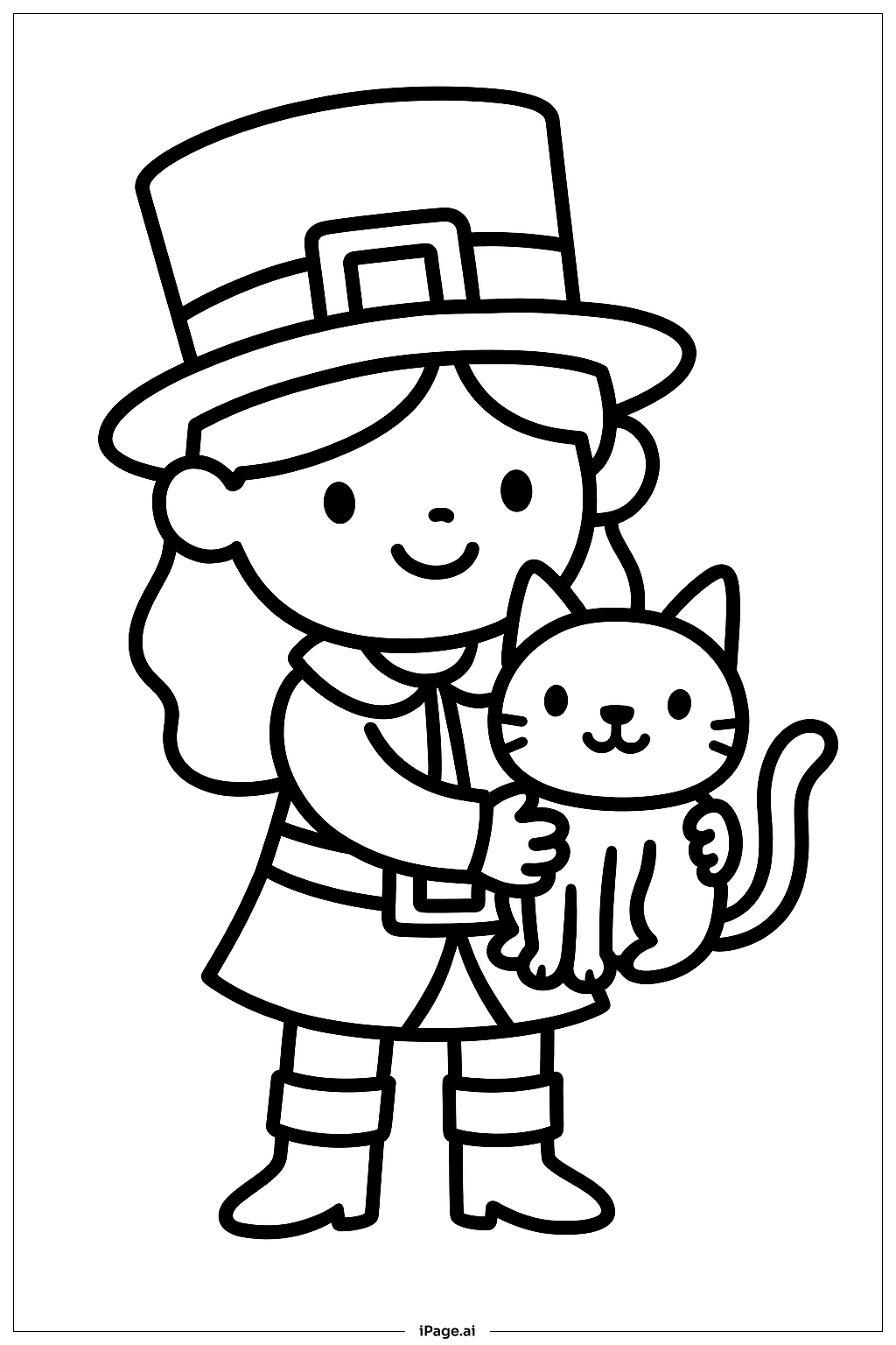 女孩与猫的矮妖精