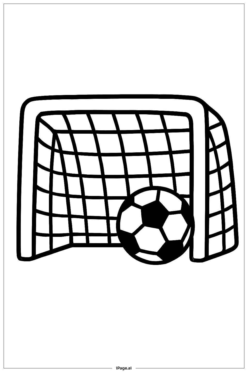  Goal Net Coloring Page 