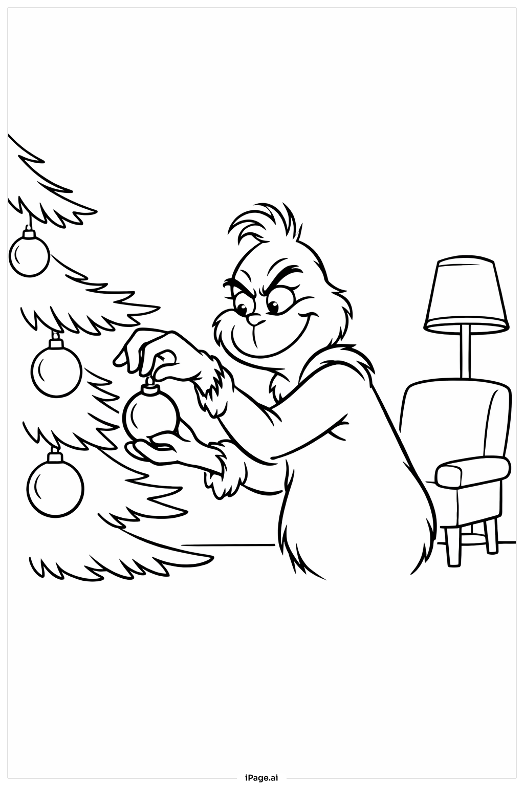 Cảnh Grinch Ăn Trộm Đồ Trang Trí