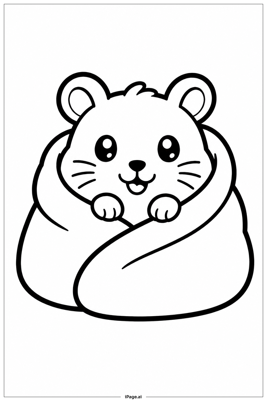 Hamster Com Cobertor