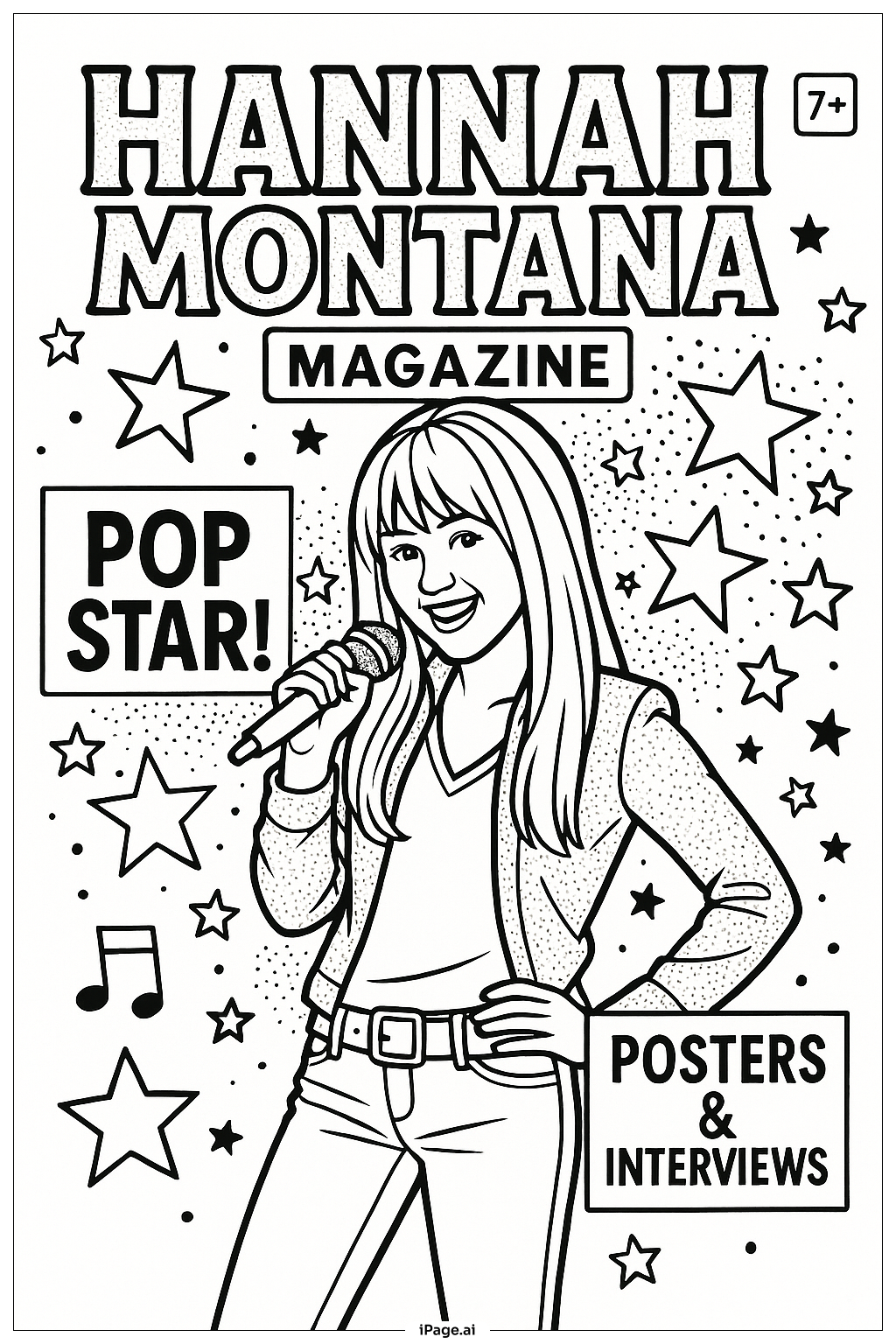 Hannah Montana Magazine Cover