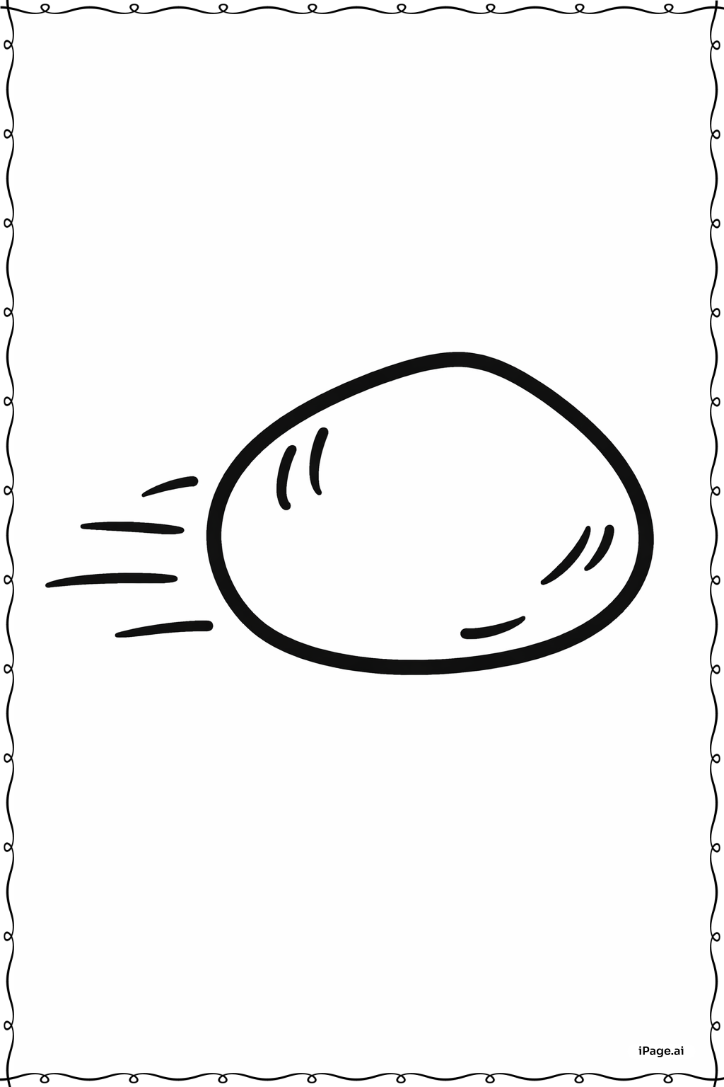  Página para colorear de Icono de la piedra rodante 'Él ha resucitado' 