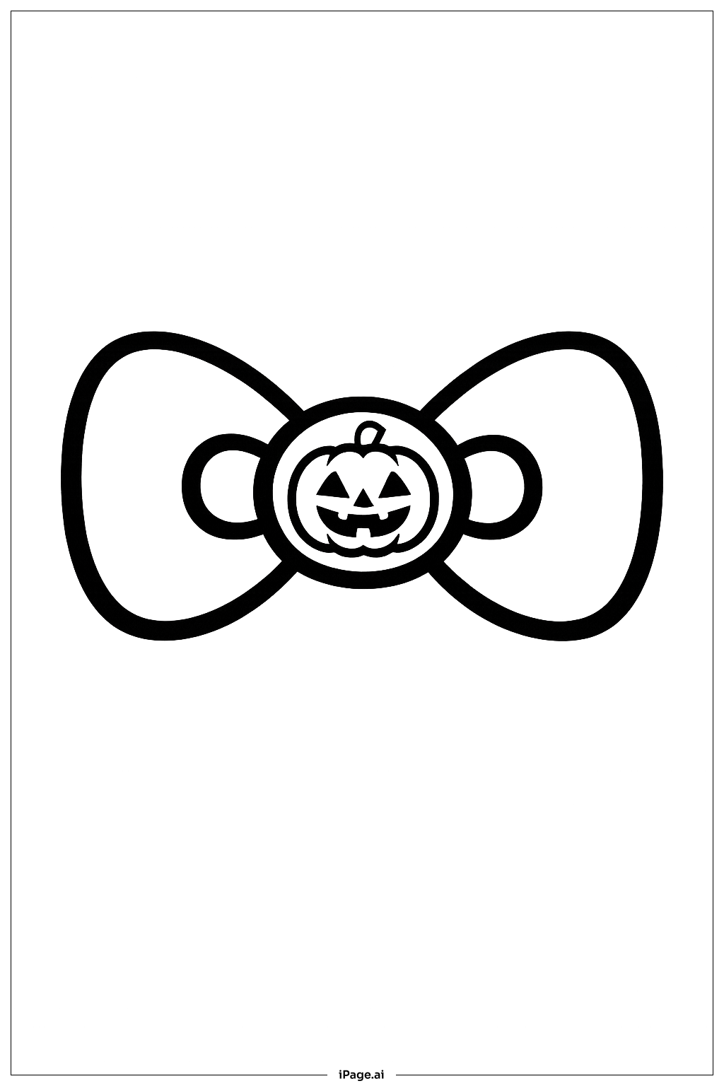 Hello Kitty Halloween Bow