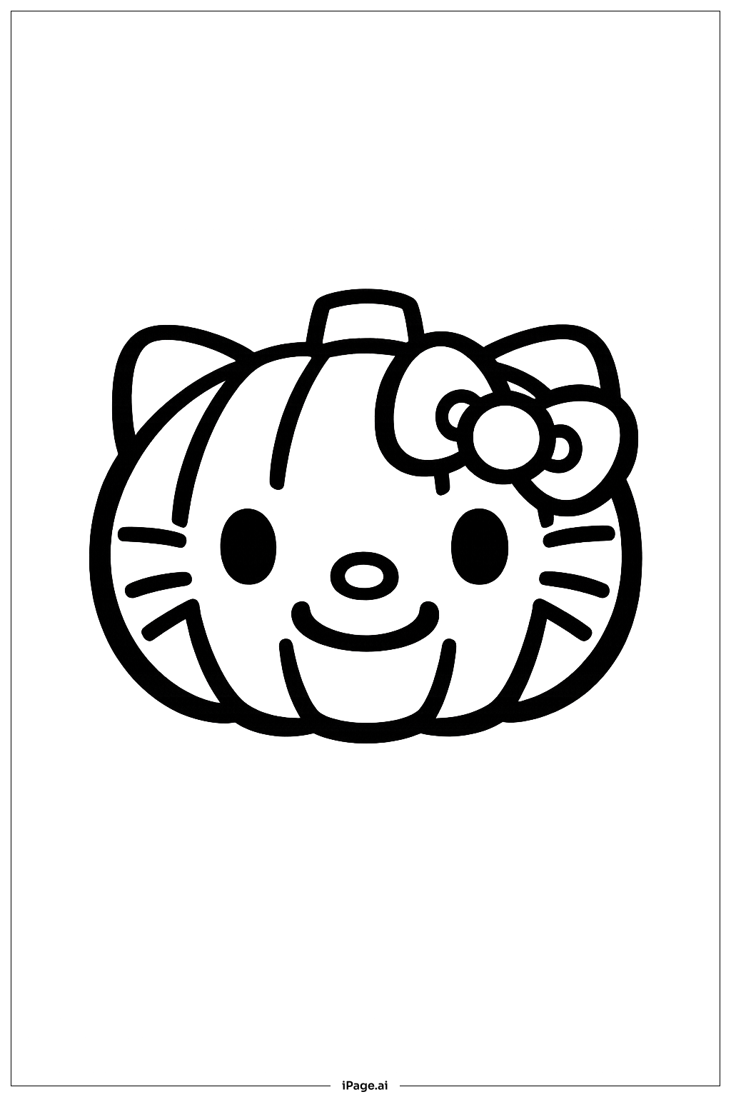 ハロウィンランタンを持つハローキティ
