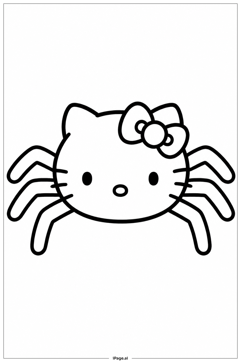 Hello Kitty Halloween Spider