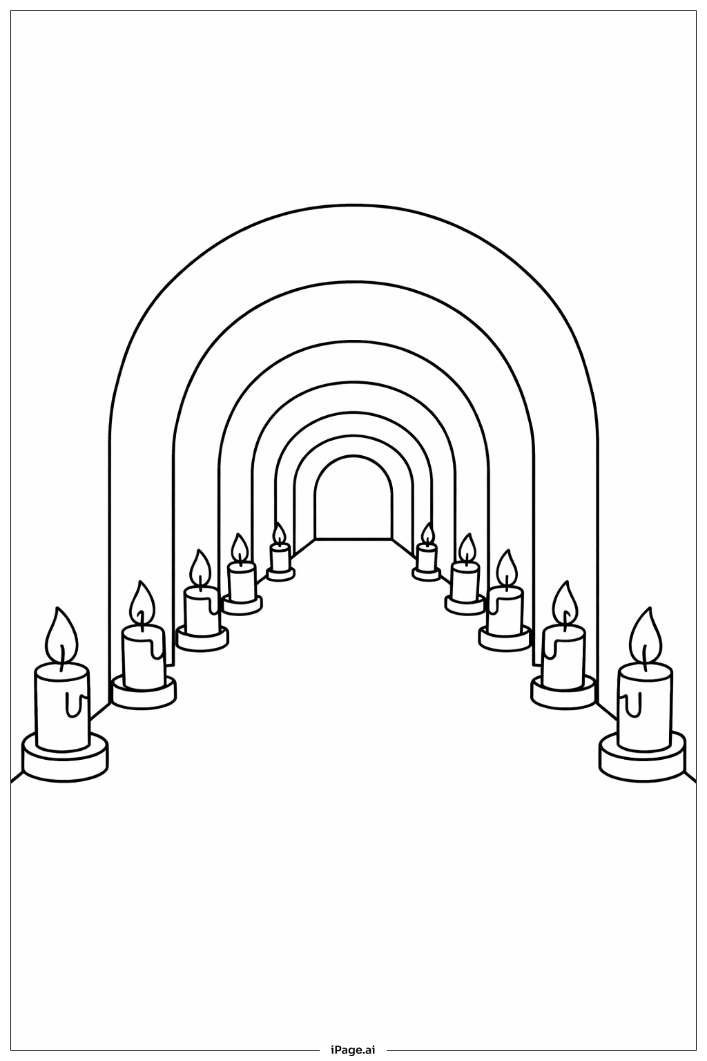  Trang tô màu Hành lang lung linh ánh nến Giáng sinh Thứ Năm Thánh 