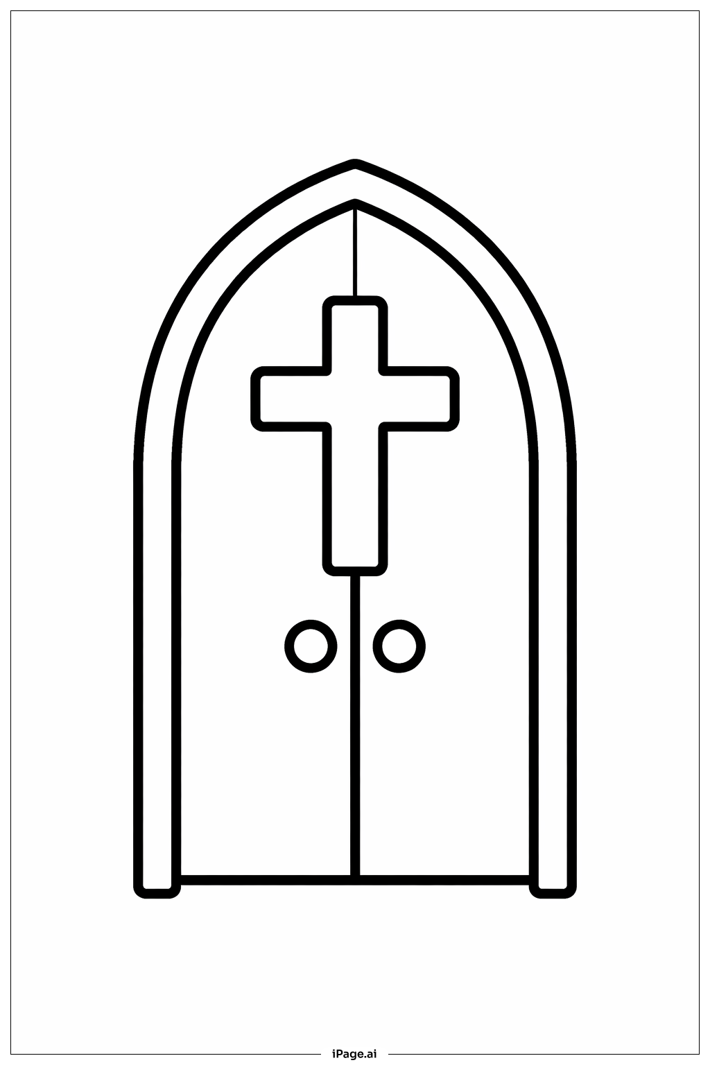  Trang tô màu Cửa Nhà Thờ Thứ Năm Thánh 