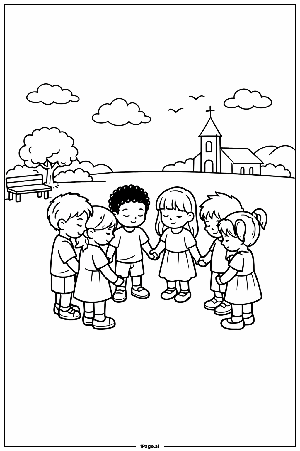  Trang tô màu Nhóm Cầu Nguyện Thứ Năm Thánh 