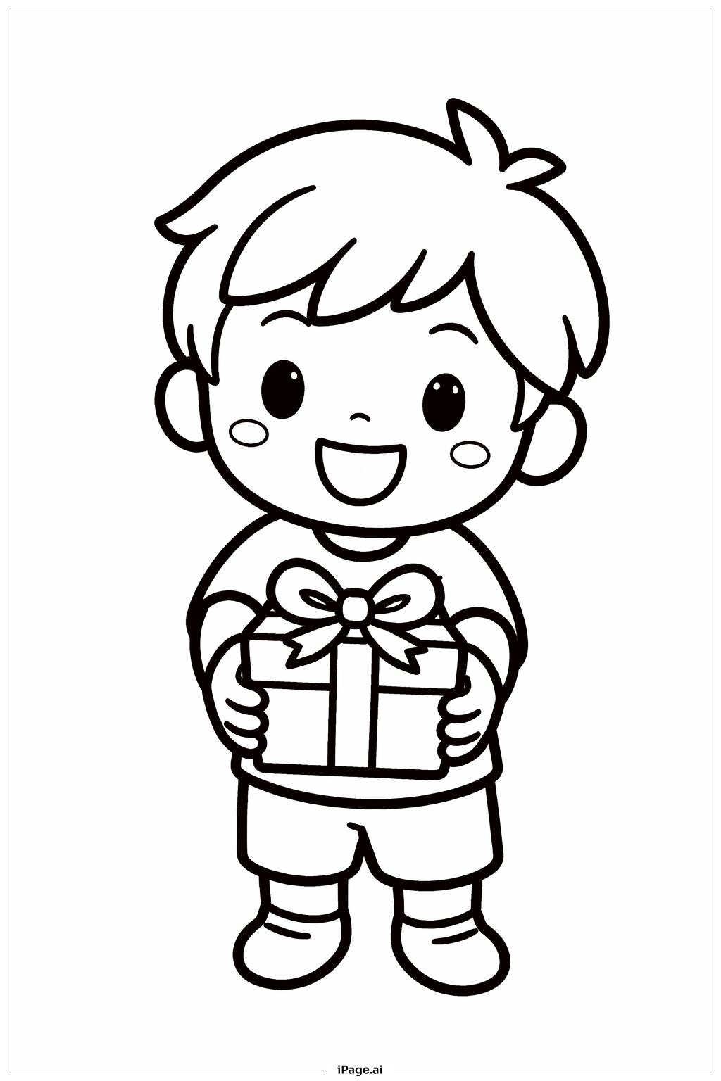  Trang tô màu Lễ Giáng Sinh Thứ Năm Đơn Giản 