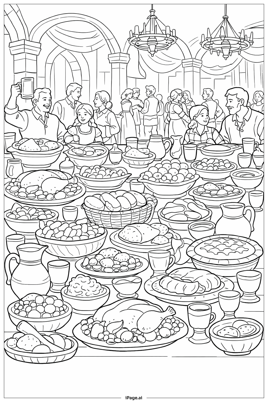 Bàn Thứ Năm Thánh Với Nhiều Món Ăn