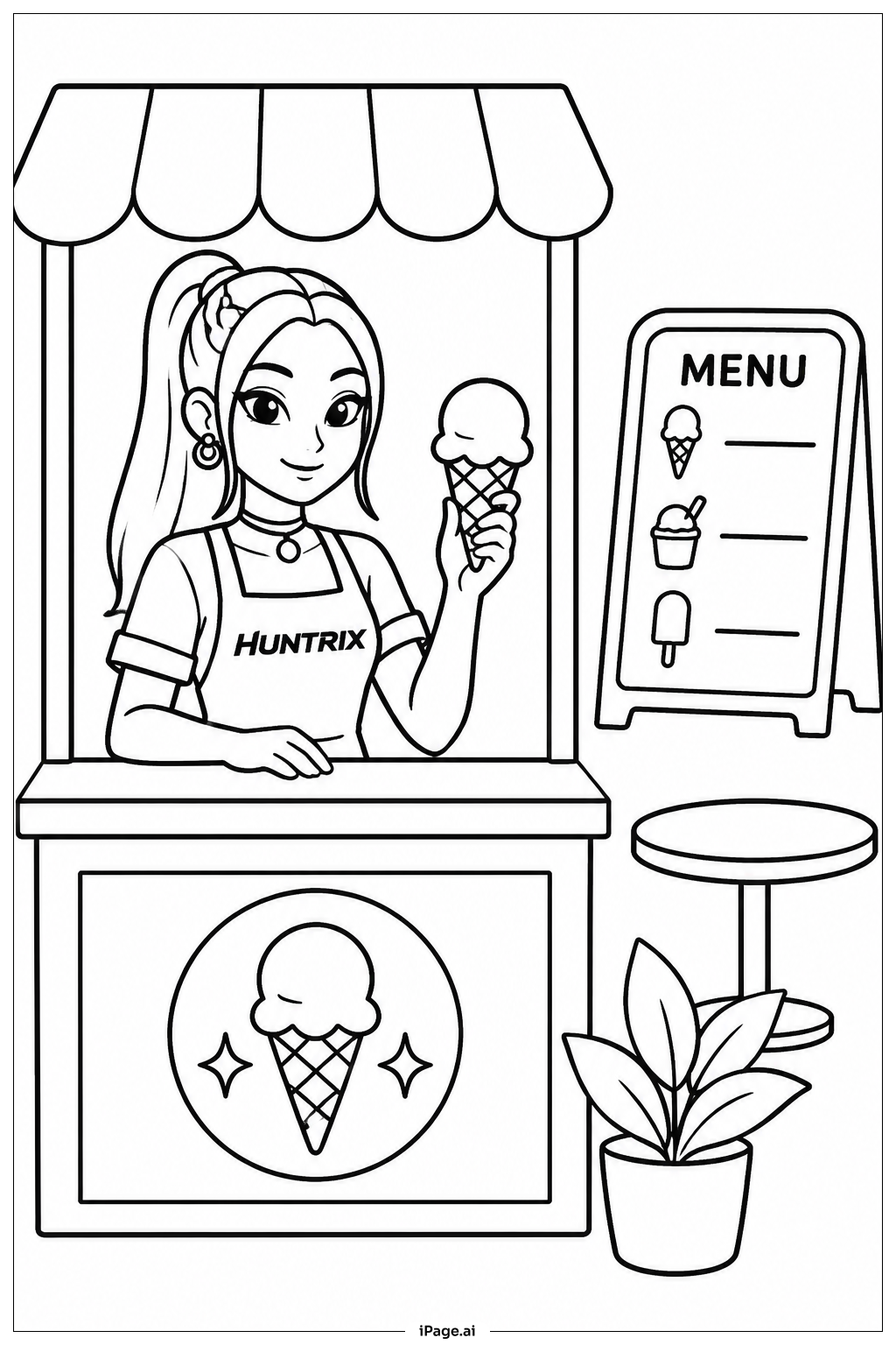 Huntrix Ice Cream Stand