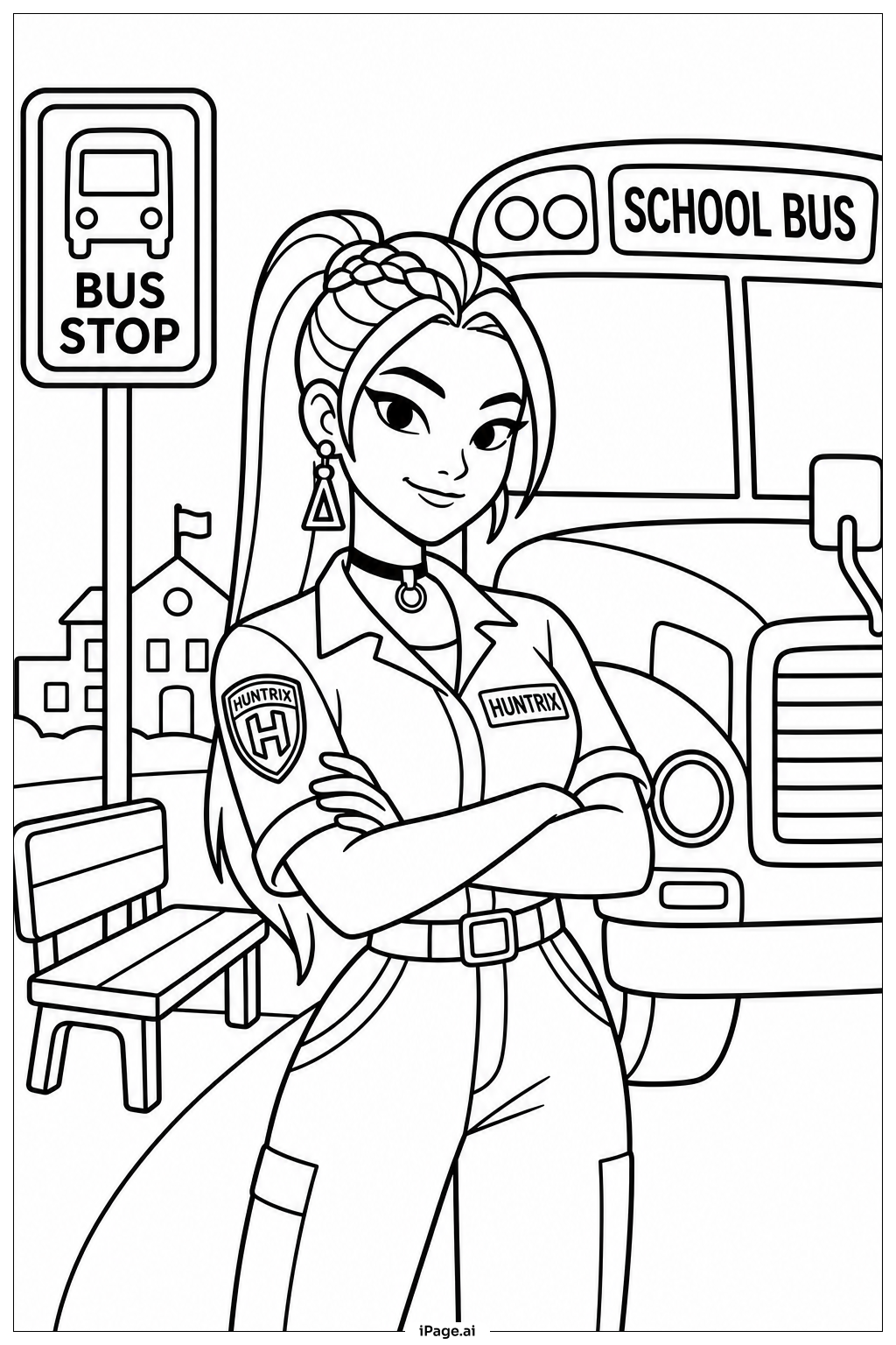 Huntrix校车