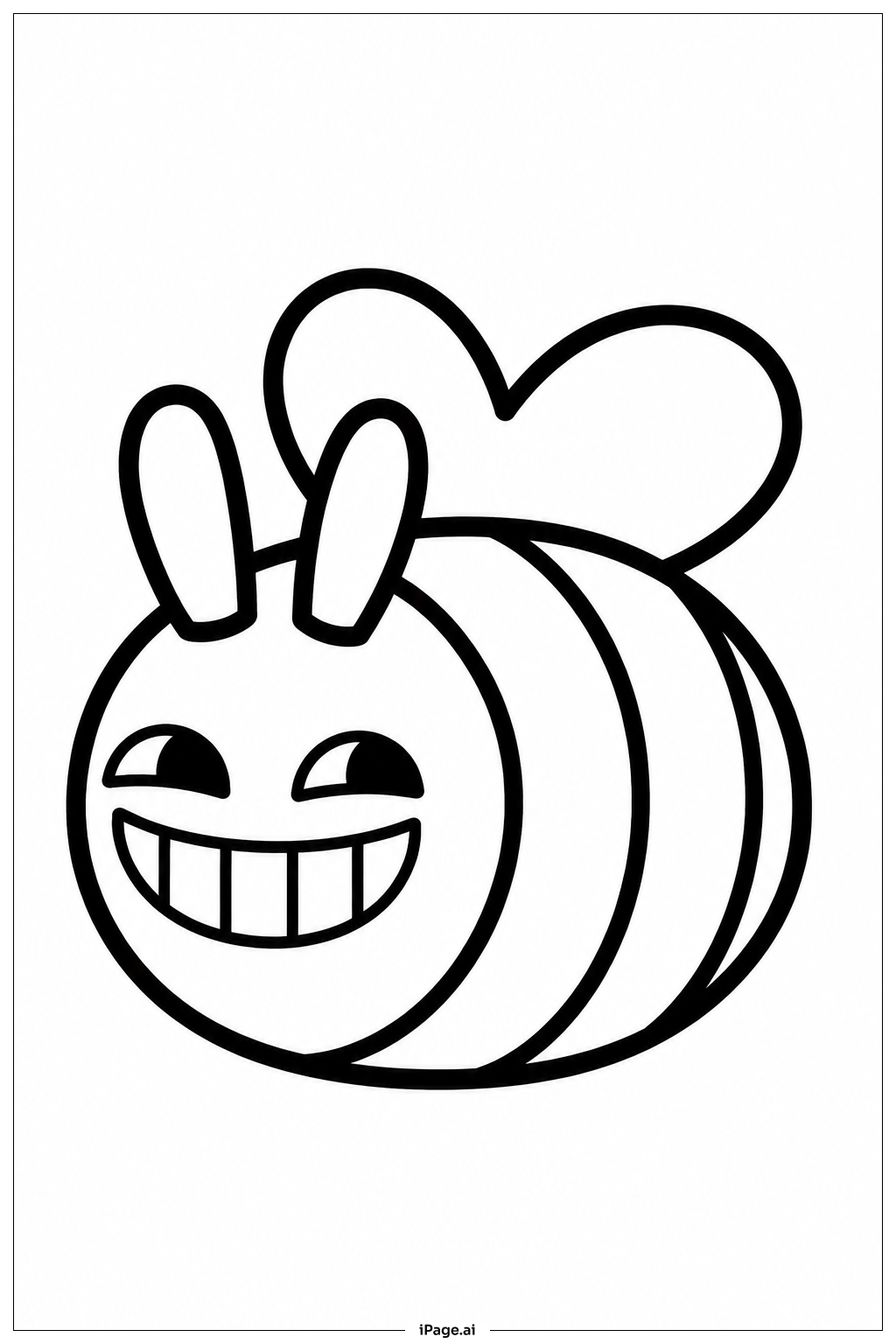 Jax Busy Beeの塗り絵ページ