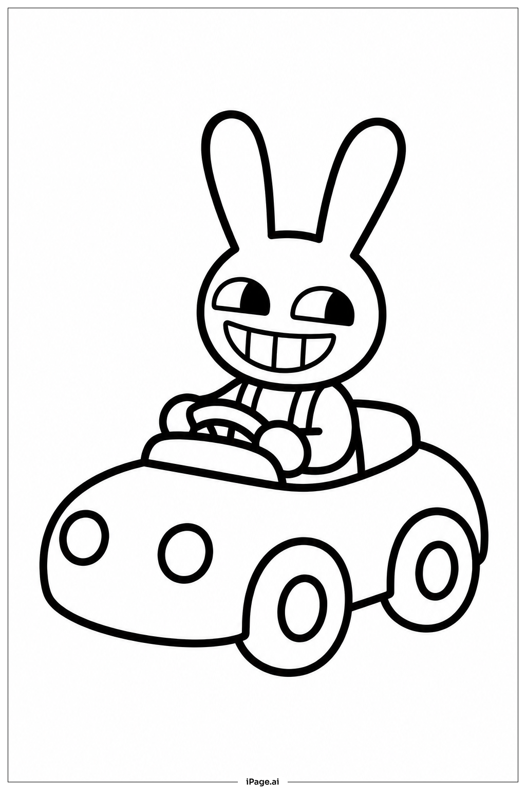 Jax Little Carの塗り絵ページ