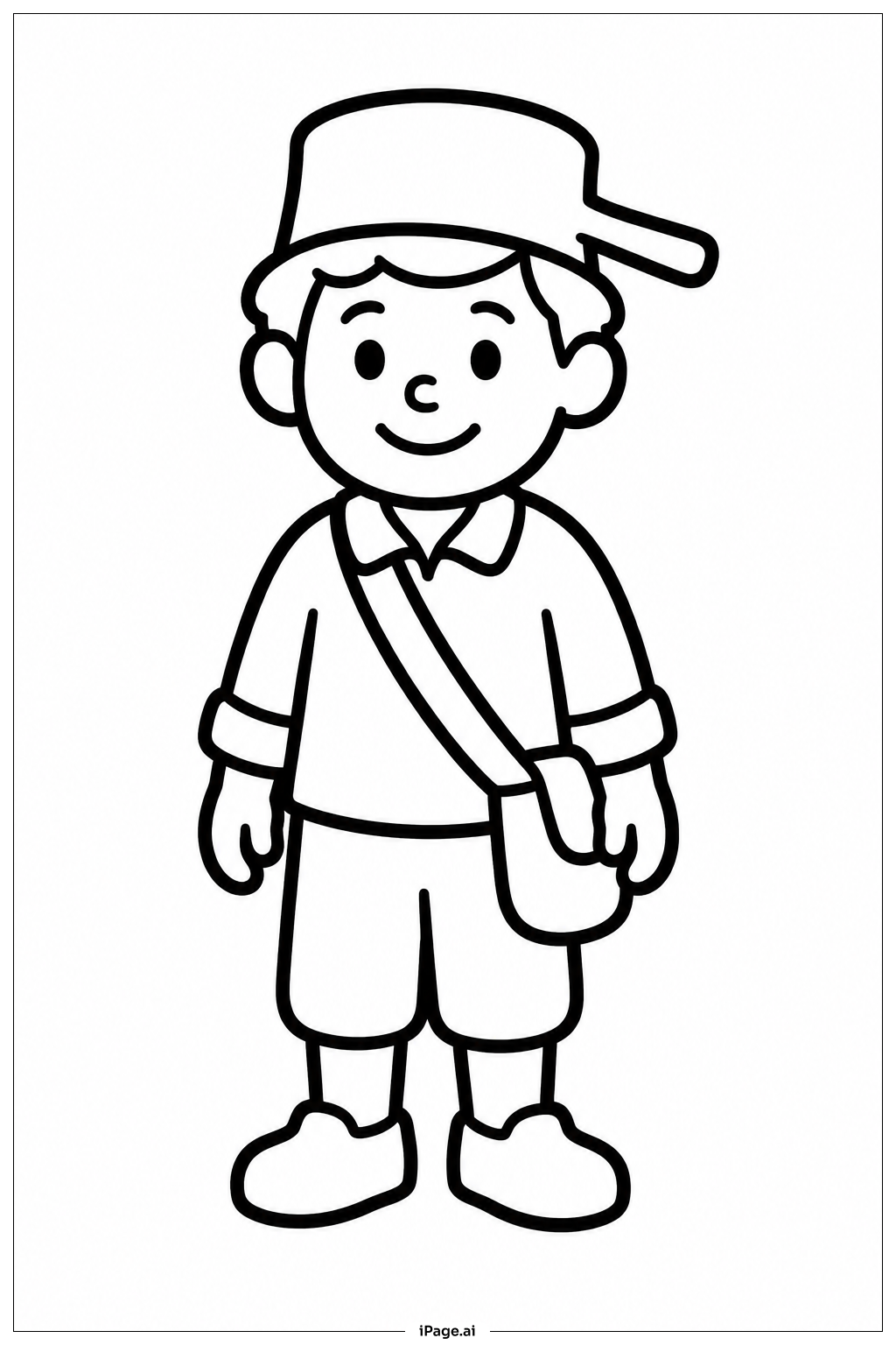 Johnny Appleseed Sorrindo Corpo Inteiro